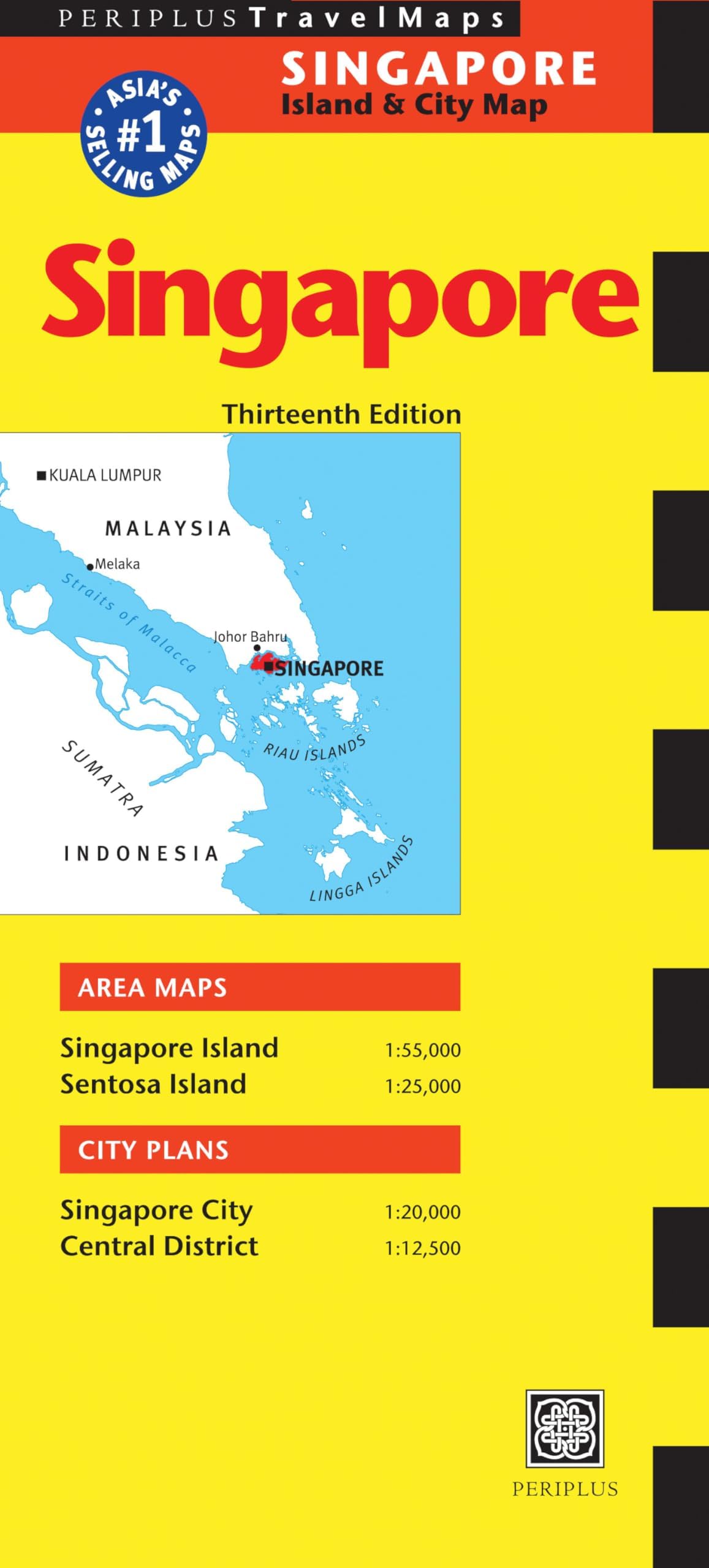 Singapore Travel Map Thirteenth Edition
