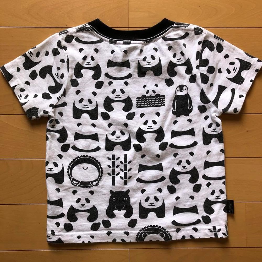 ADVENTURE WORLD パンダ ファミリーTシャツ XLサイズ アドベンチャーワールド公式アパレル・衣類/Tシャツ・シャツ