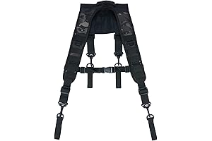 MELOTOUGH Tactical Outdoor H-Harness Duty Belt Suspenders