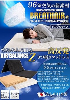 Amazon｜東洋紡 三次元スプリング構造体 ブレスエアー(R)使用