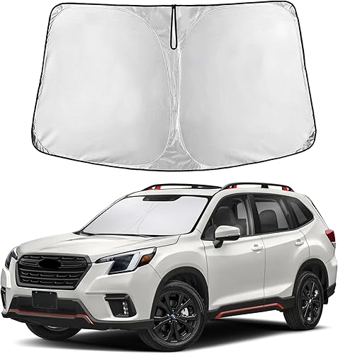 Miniatura 146 de EcoNour Parasol para parabrisas Rivian R1S / R1T 2022-2024 2025 2026, visera solar para parabrisas delantero y ventana, bloqueador de calor UV