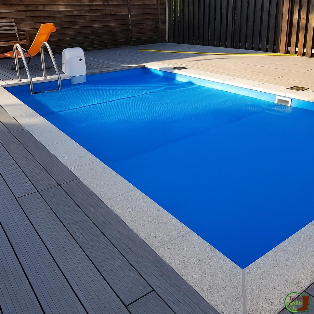 Bâche à Bulles Piscine Rectangulaire 400 Microns 2 x 4 Bleu