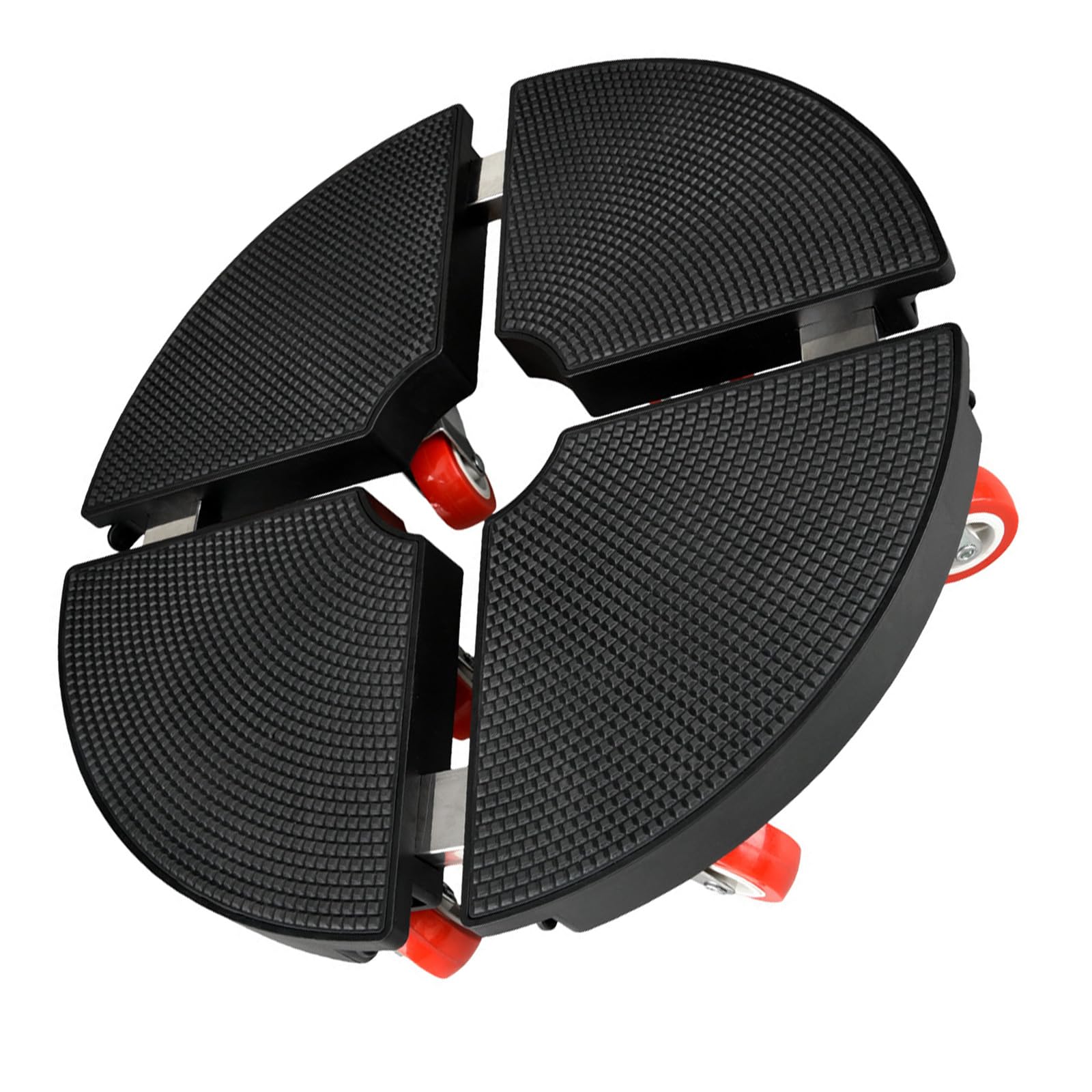 Piattaforma rotonda per lo spostamento di mobili, 40,5 cm, con maniglia di sollevamento, per tavoli e mobili, per lavori di trasloco interni