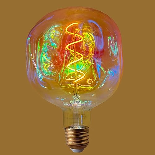 Miniatura 9 de SD LUX Bombilla LED gigante vintage de gran tamaño, bombilla Edison enorme, regulable, 8 W 450 lm (equivalente a 50 W), blanco cálido 2200 K, base