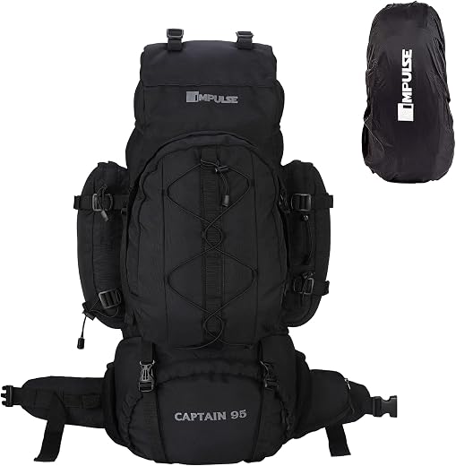 Impulse Rucksack bags 95 litres travel bag for men tourist bag for travel backpack for hiking trekking Bag for men camping...