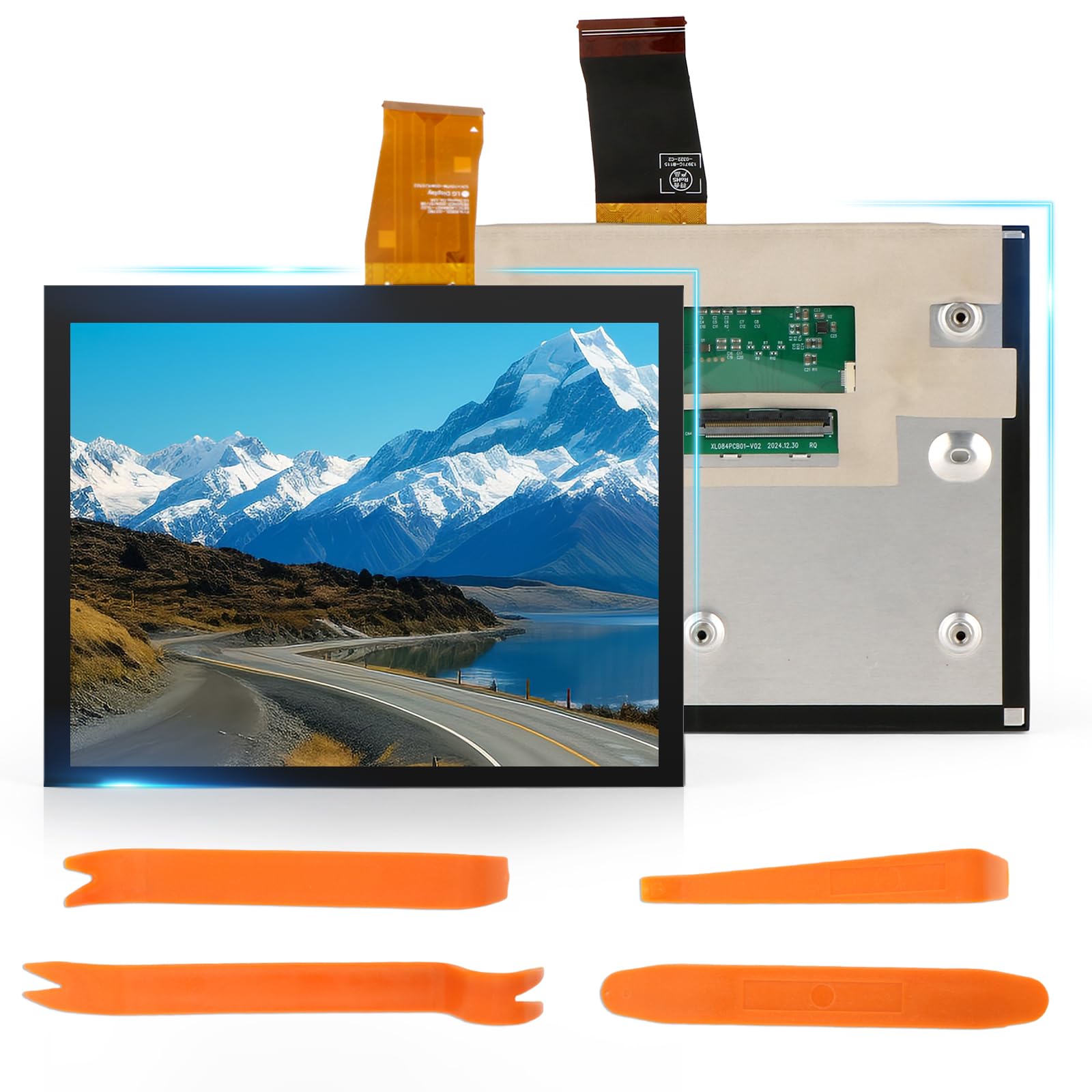 8,4" LA084X01 LCD Schermo per Dodge RAM Jeep Chrysler LA084X01(SL)(01)/(02)/(03) Touch Screen Vetro LCD per Uconnect 4C UAQ 2017-2022 Display con 4 Strumenti XXX