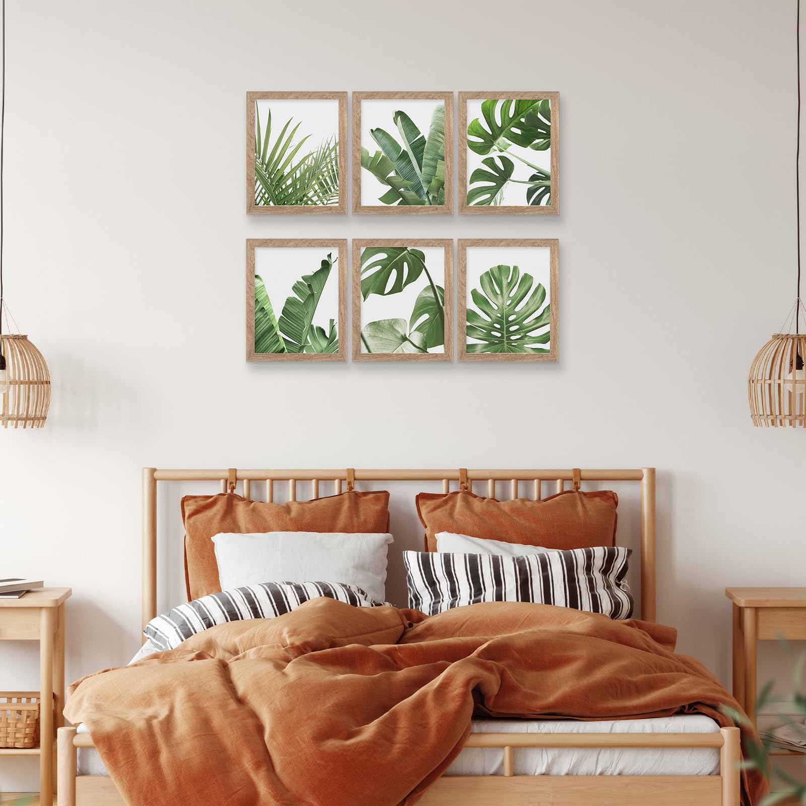 Amazon.com: HoozGee Framed Botanical Wall Art Prints Set of 6