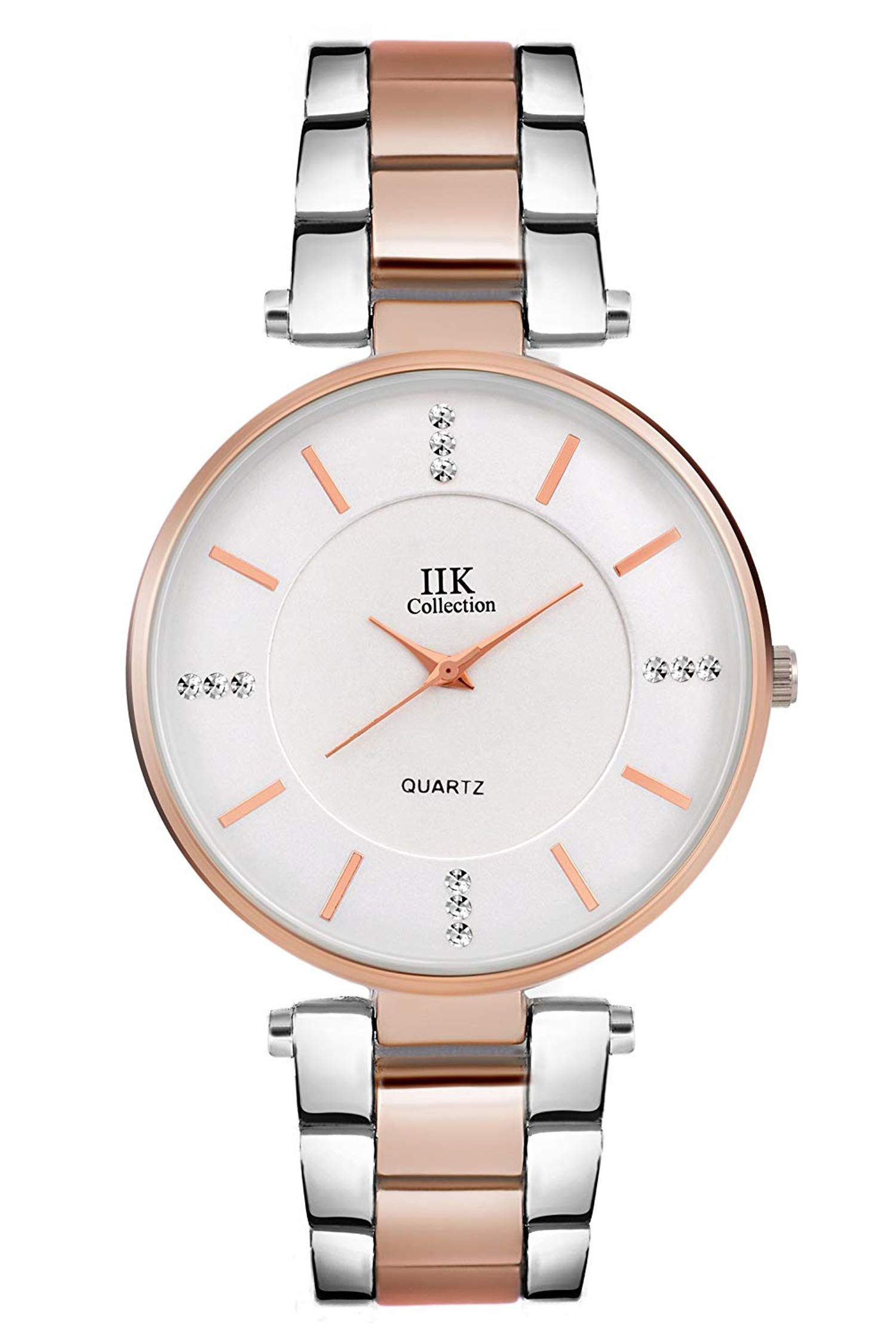 IIK COLLECTION Watches for Men Round Studded Formal Dial |Analogue Quartz Movement Mens Watch |Long Battery Life|Watches for Boys Stylish Belt Mens Watch - Water Resistant Watches for Boys (B07NJNPLQ5) Amazon Price History, Amazon Price Tracker