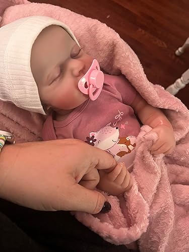 Miniatura 7 de KOKOMANDY Muñecas de bebé Reborn de 20 pulgadas, linda muñeca realista de cuerpo completo de silicona para dormir, bebés recién nacidos, regalos