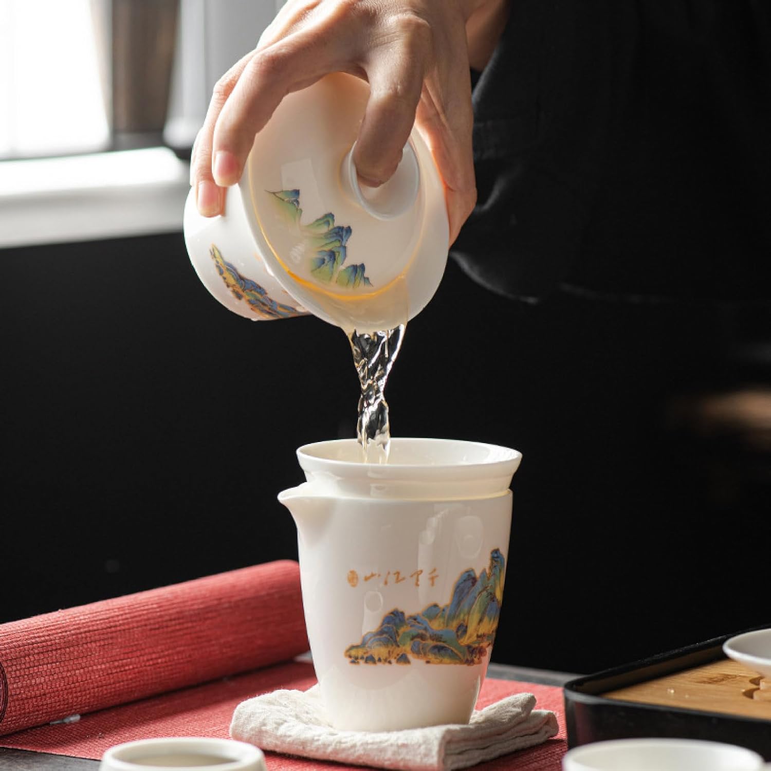 896 オールドノリタケ グランブロシェ アフタヌーンティーセット 金彩