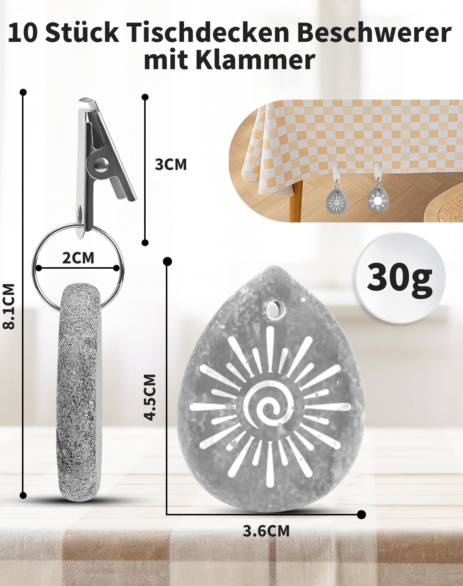 LAOYE Obrus obciążniki
