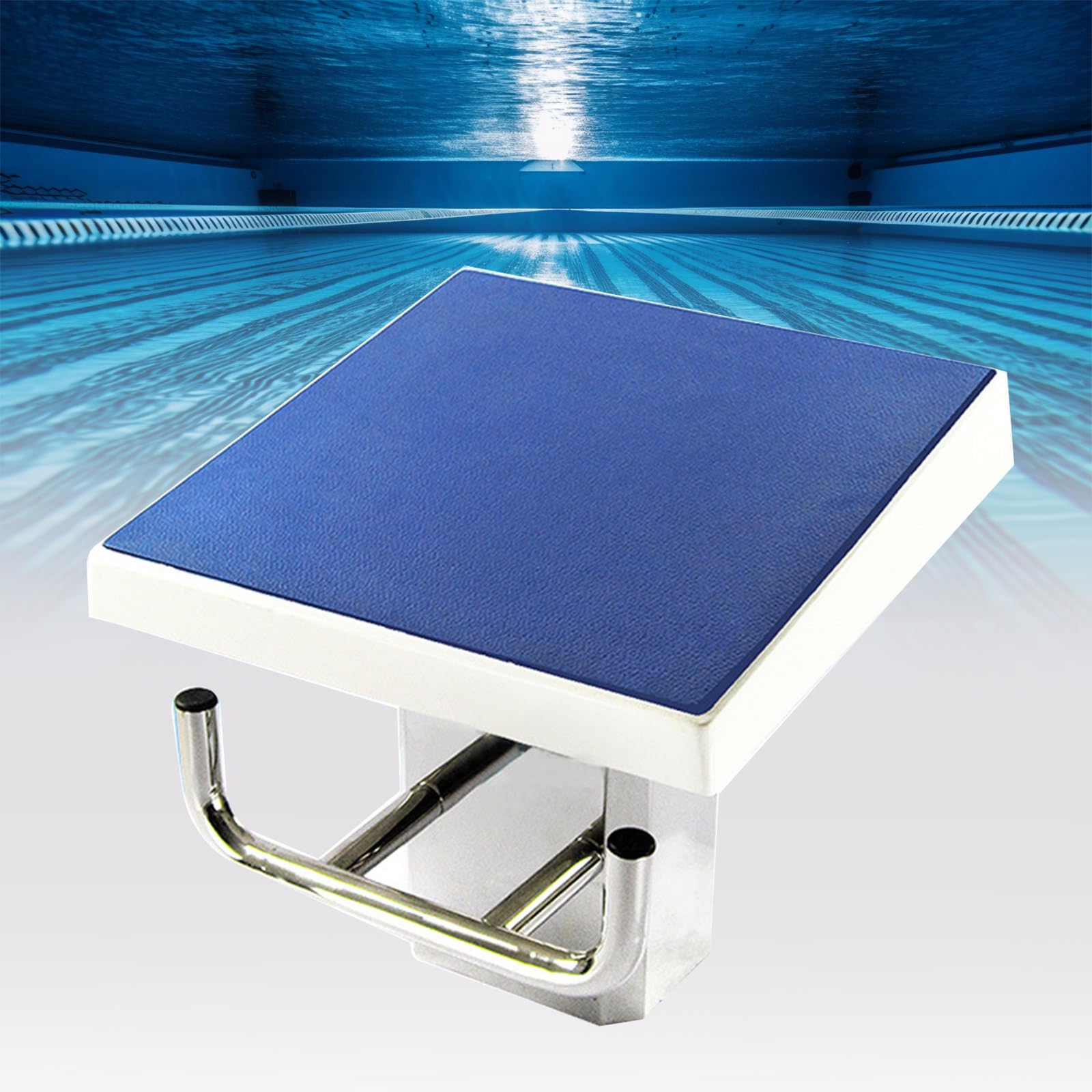 Plateforme de plongeon en inox robuste et durable pour bassin de compétition