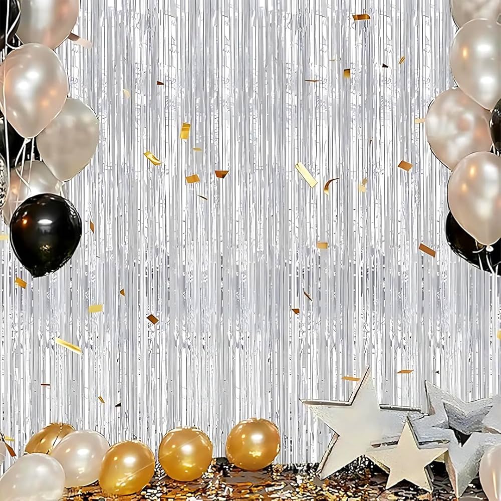 2Pcs Christmas Ceiling Decorations, Christmas Foil Decorations Retro