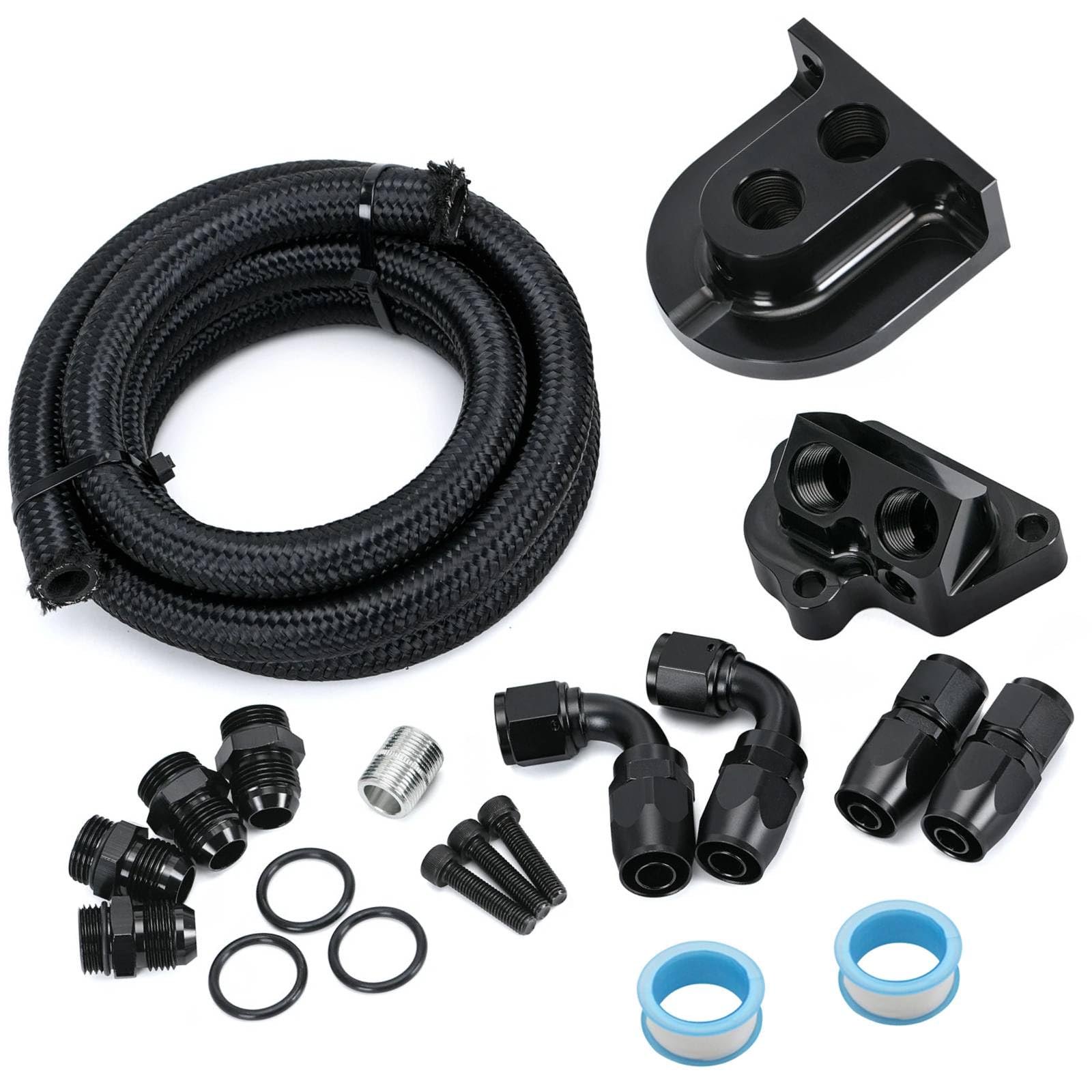 Photo 1 of Jasper Jasper Billet Oil Filter Relocation Kit 10AN