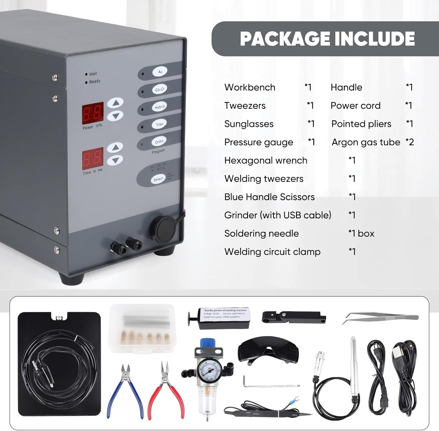 Permanent Jewelry Welder Machine Kit, Pulse Arc Welder for Permanent Jewelry, 110v Jewelry Welder Machine Kit for DIY Jewelry Repair, Hardware Work piece Repair, for Solid Gold, Aluminum, Titanium Permanent Jewelry Welder Machine Kit, Pulse Arc Welder for Permanent Jewelry, 110v Jewelry Welder Machine Kit for DIY Jewelry Repair, Hardware Work piece Repair, for Solid Gold, Aluminum, Titanium