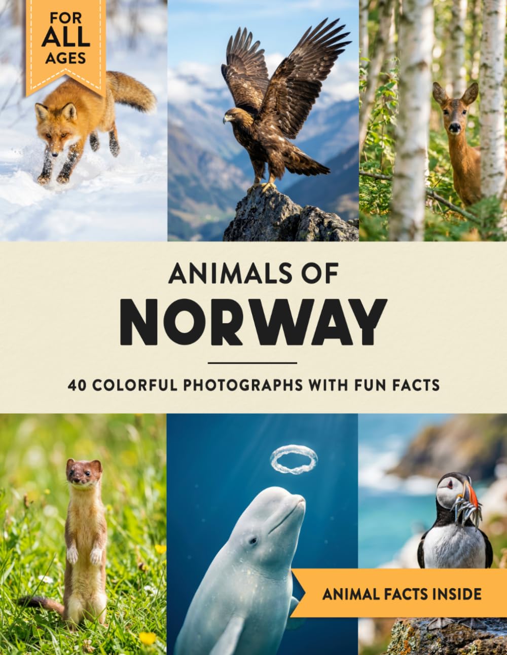 Animals of Norway: A Wildlife Picture Book With Fun Facts Including Oslo and Bergen For Kids & Adults