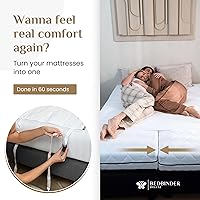 Vista 3 de Split King Gap Filler for Adjustable Bed – Mattress Slide Stopper Prevent Sliding with Anti-Slip Bed Bridge Connector Keep Mattress from Sliding