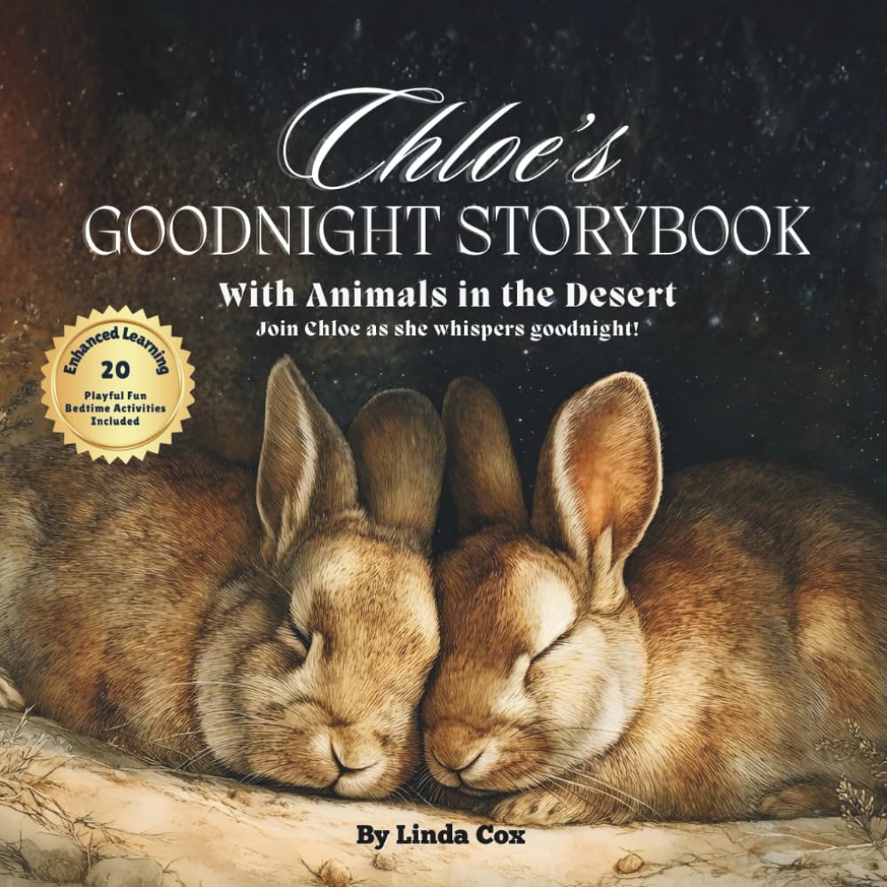Chloe's Goodnight Storybook with Animals in the Desert: Personalized Book Just for Chloe! | Includes 20 Activities on Sleep
