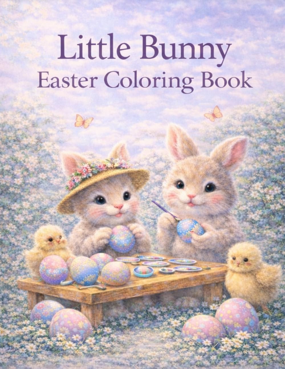 Little Bunny Easter Coloring Book