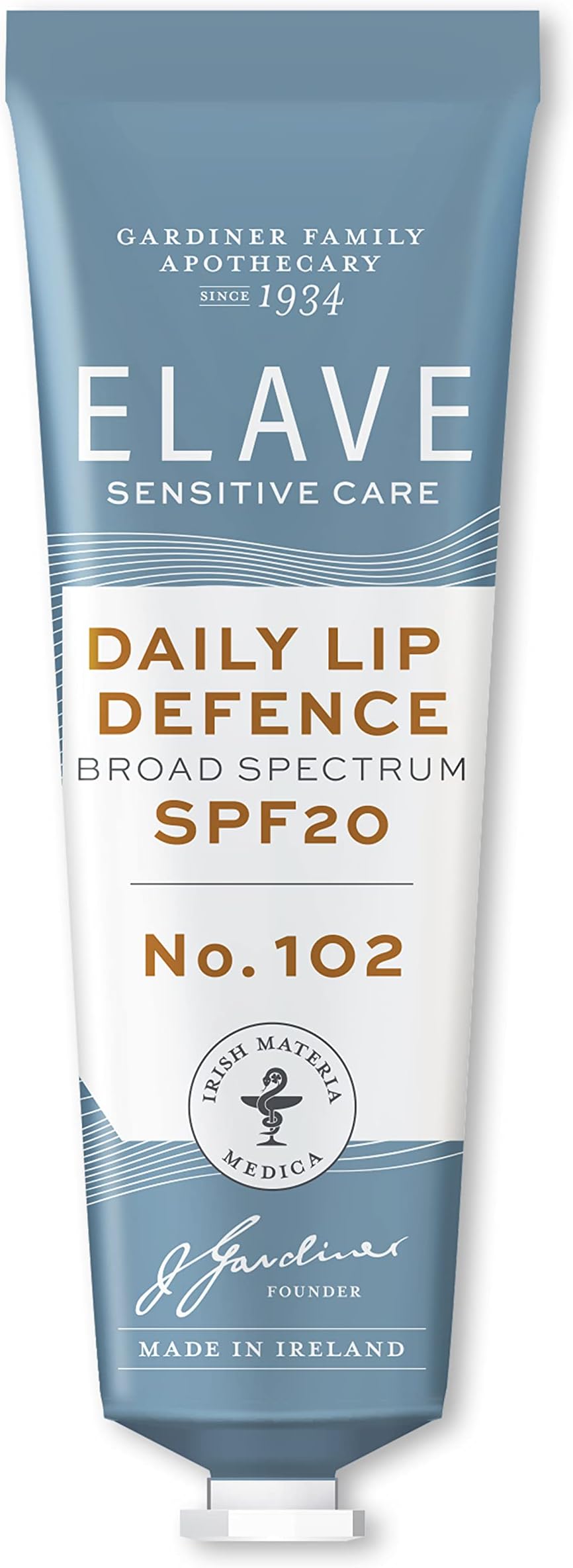 – Sensitive Daily Lip Defence SPF20, 15 Ml - With Coconut Oil, Shea Butter & Vitamin E For Sensitive, Dry, Reactive Lips