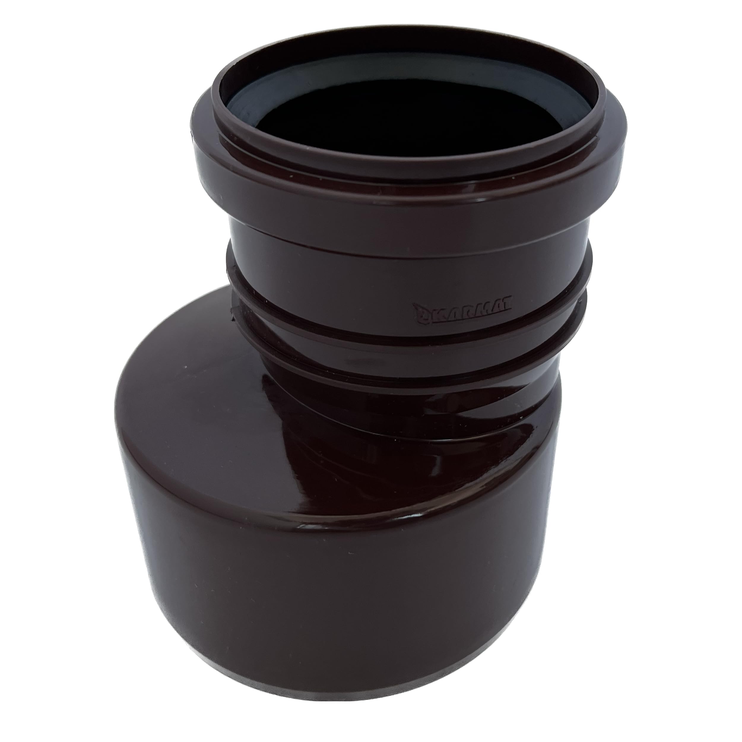 KARMAT Reduction DN 110/75 Gutter Reduction Drainage System Downpipe Gutters Rainwater Connector Polypropylene Brown - Image 4