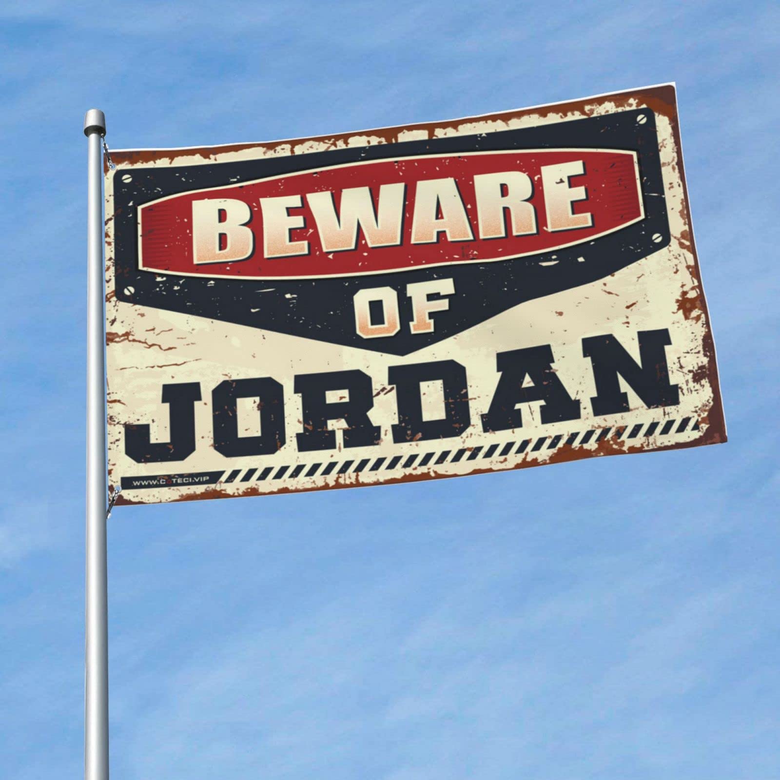 Drapeau pour chambre coucher thématique Jordanie style man cave