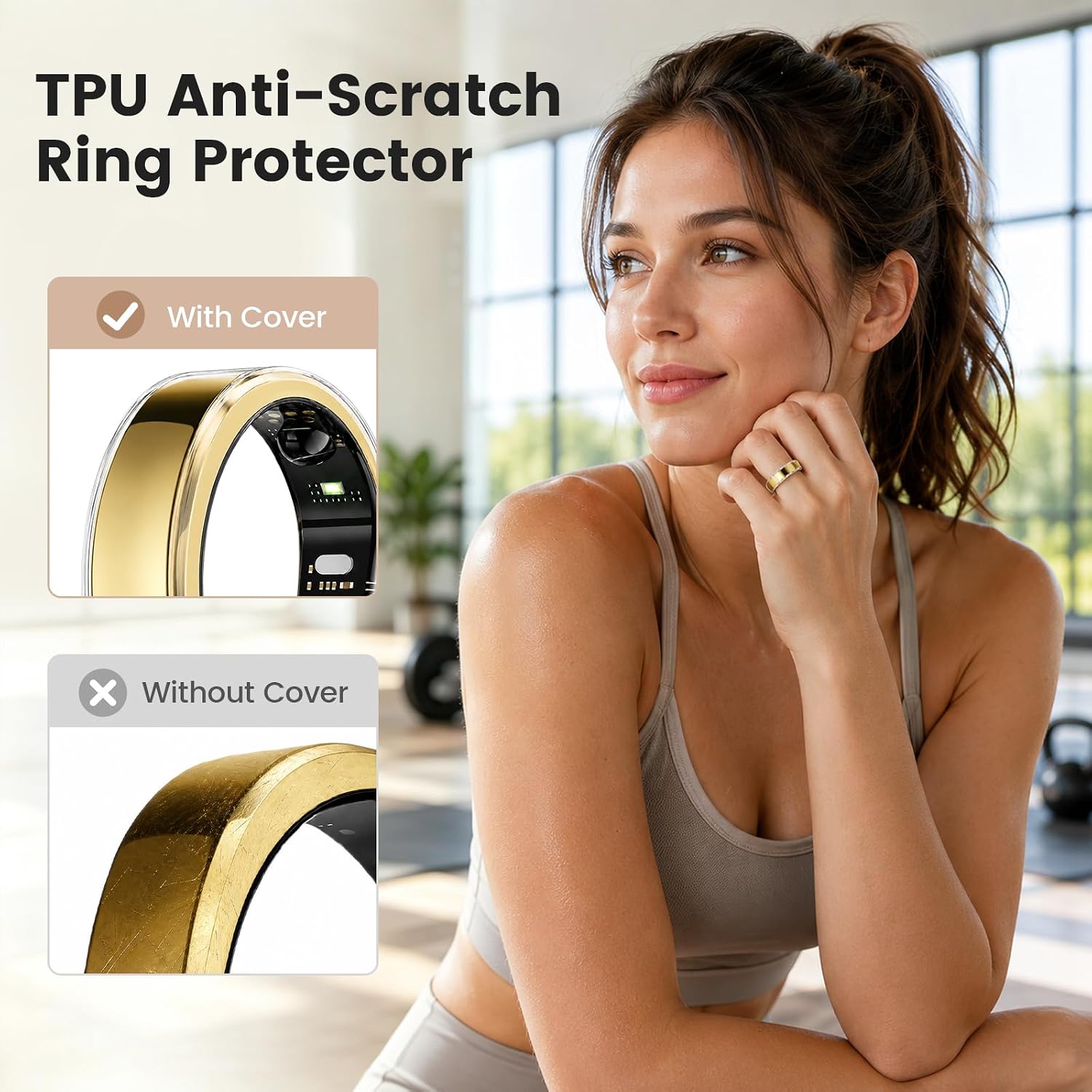 NewJourney 5 Pack TPU Ring Cover for RingConn Gen 3/Gen 2/Gen 2 Air image 4