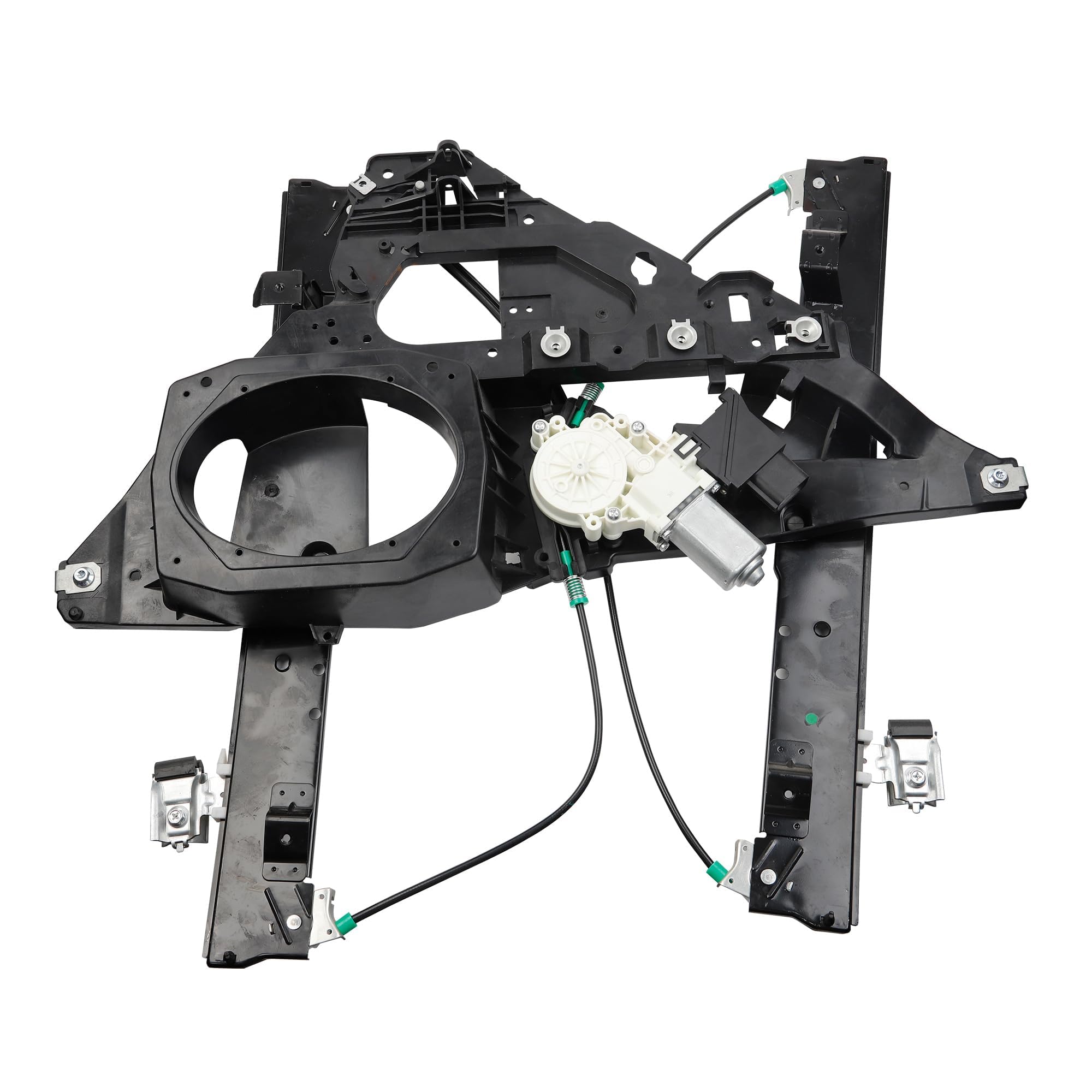 dasbecan front passenger right side power window regulator with 8-pin motor compatible with ford expedition lincoln navigator 2007-2017 replaces 748-543 7l1z7823200b