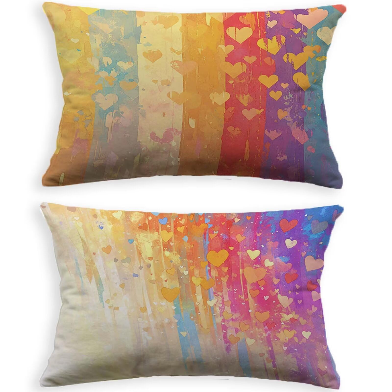 Housse coussin extérieur déperlante 60x90cm avec zip invisible