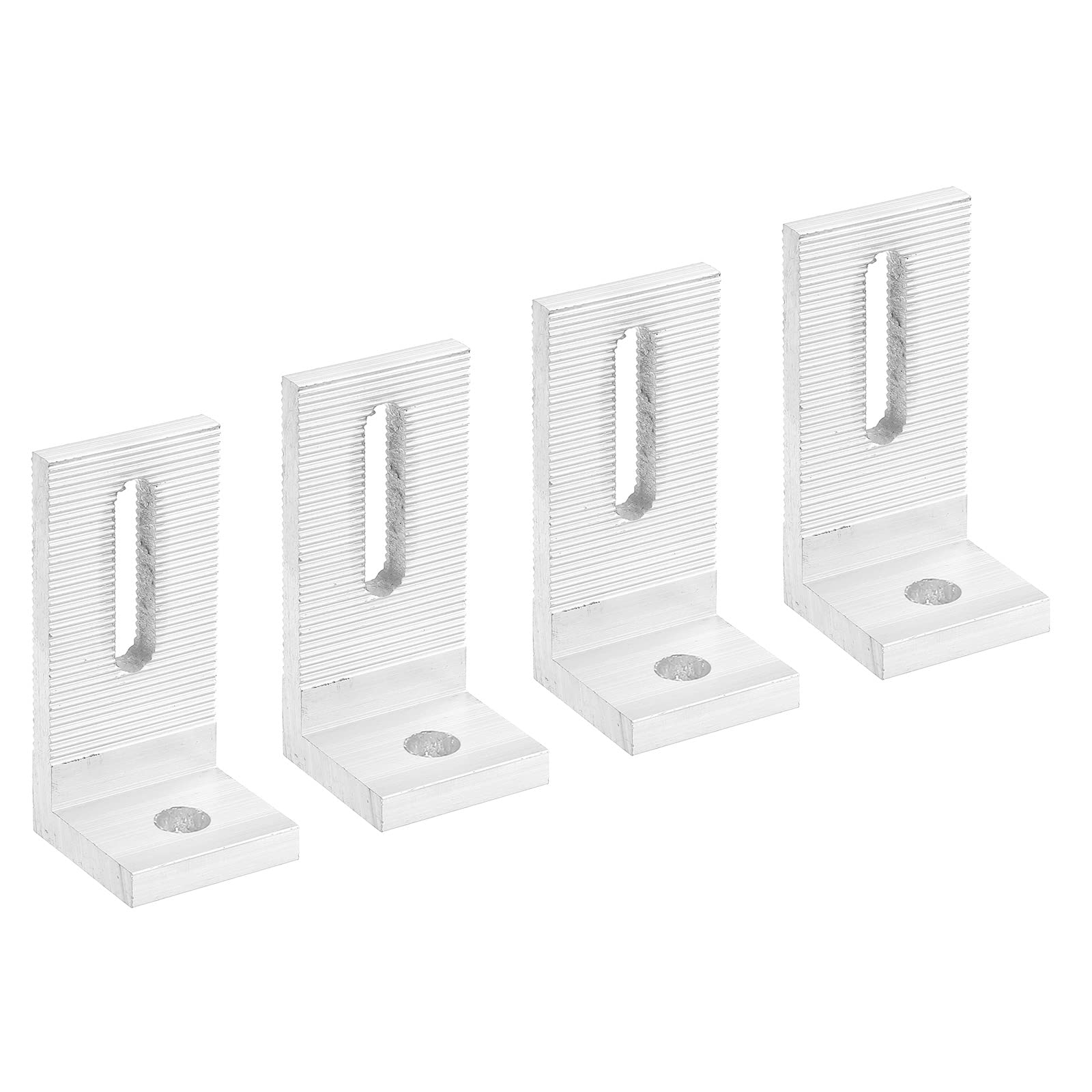 Supports en L de 8mm en aluminium pour fixer un panneau solaire sur van et camping-car