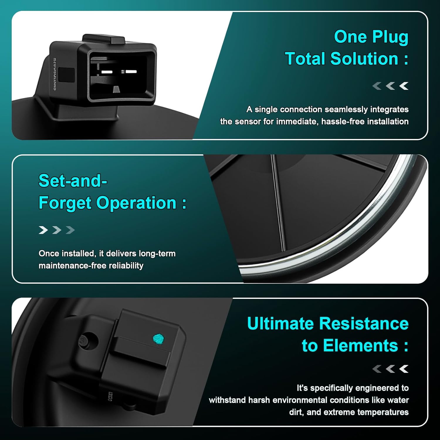 ABS Wheel Speed Sensors Rear Compatible with Hyundai Sonata Tucson 2014 2015 2016 2017 2018 2019, Veloster 19-2022, Kia Optima Cadenza 2016-2020(1.6L 2.0L 2.4L 3.3L), 58980C1100 ALS3445
