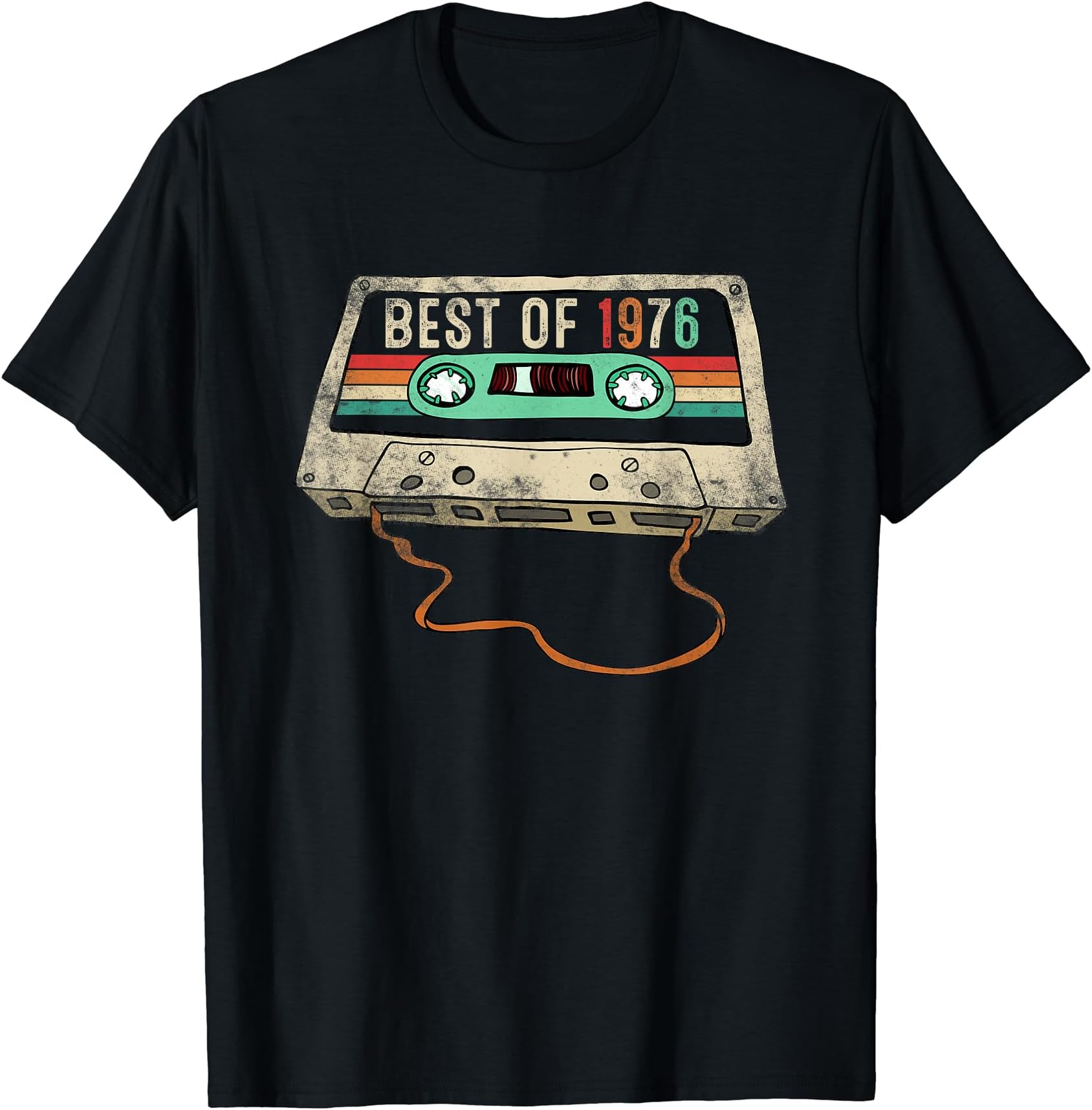 BORNBest of 1976 46 Year Old Gift Men Vintage 1976 46th Birthday T-Shirt