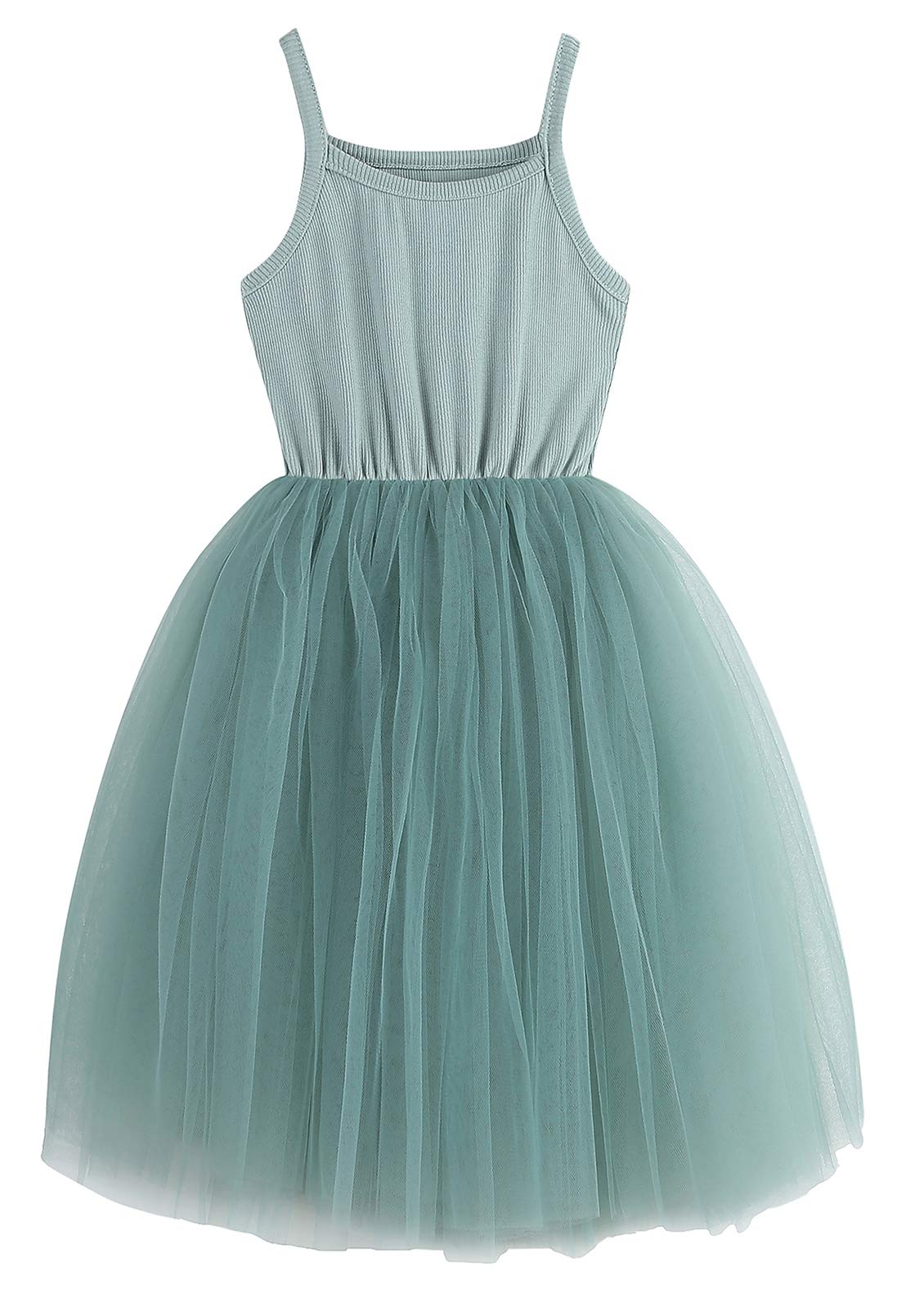 BGIRNUK Baby Girls Tutu Dress Flutter Sleeve Toddler Sleeveless Princess Tulle Sundress