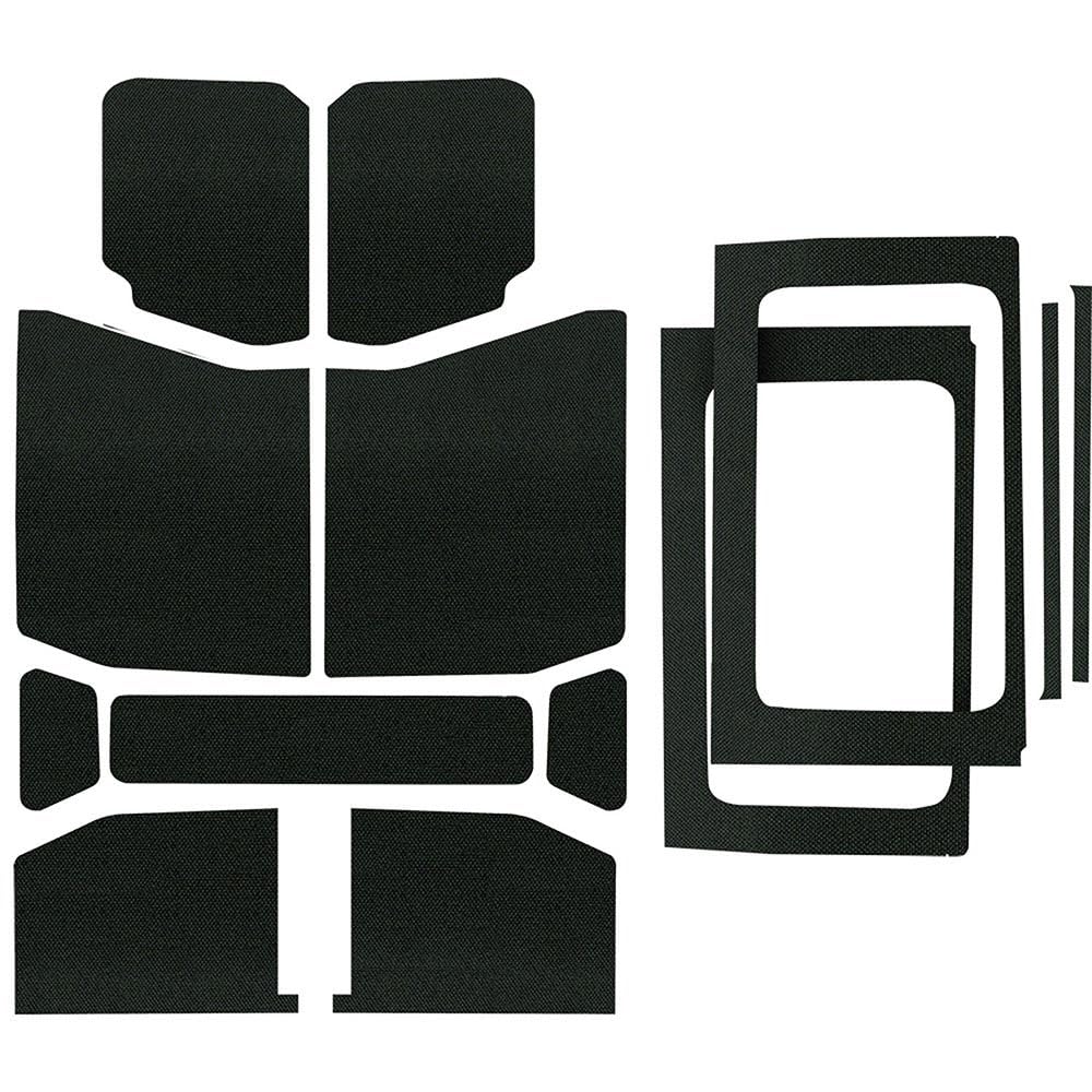 Design Engineering 050178 Boom Mat Black Complete Sound Deadening Kit for Jeep Wrangler JL (2018+)