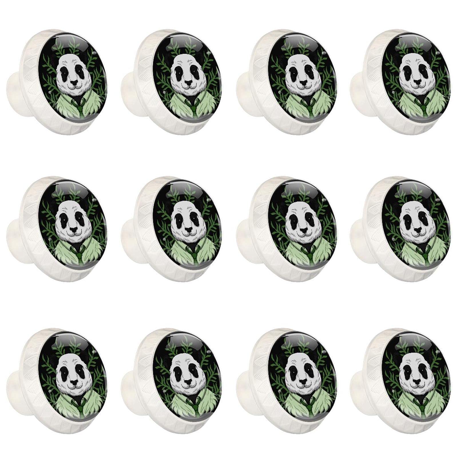 Bouton de meuble panda pour égayer la chambre d'enfant et les placards