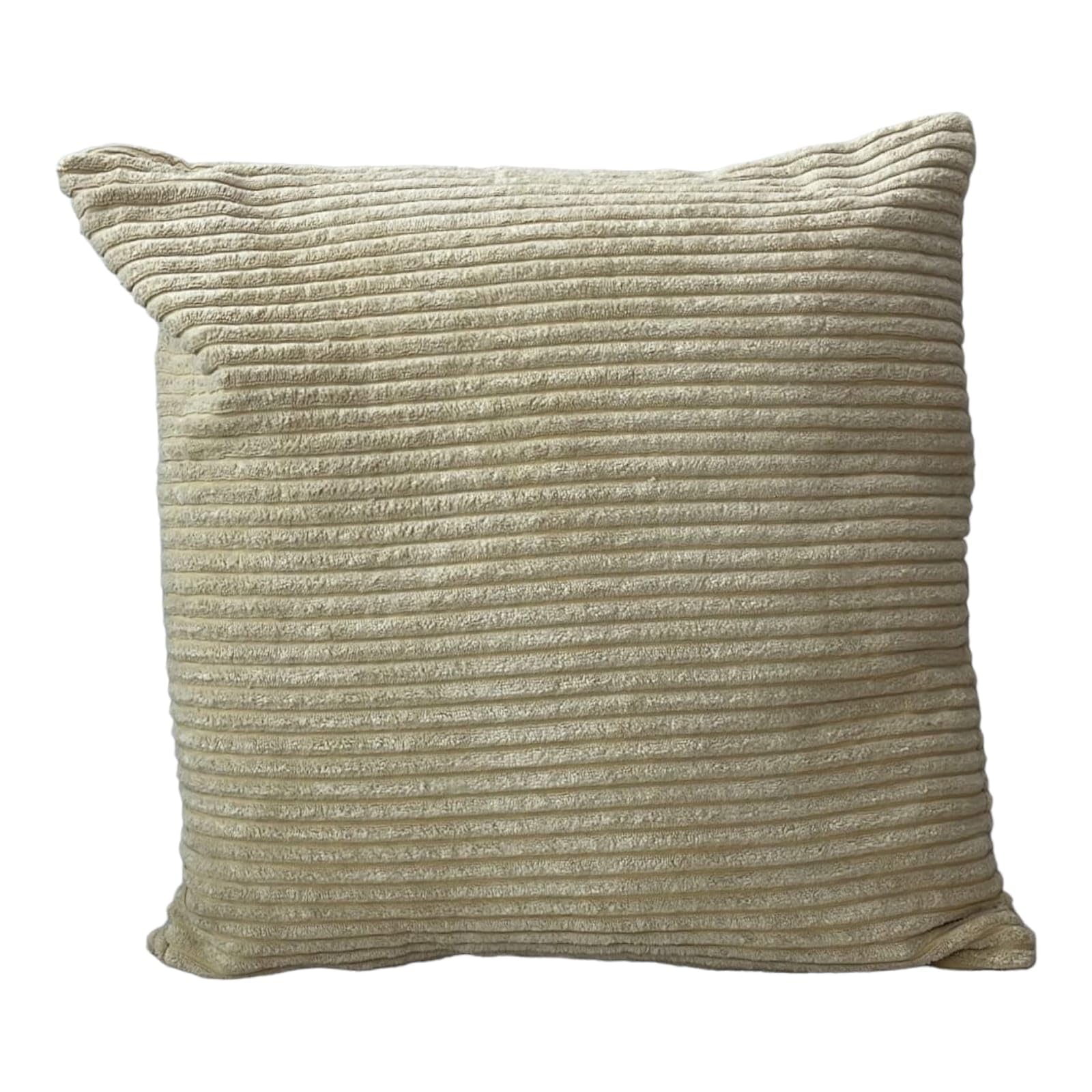 Seechoo Set of 4 - Corduroy Beige Sofa Cushion Covers 45 x 45 cm Decorative Pillows, 45 x 45 cm (Pack of 4) - Image 4