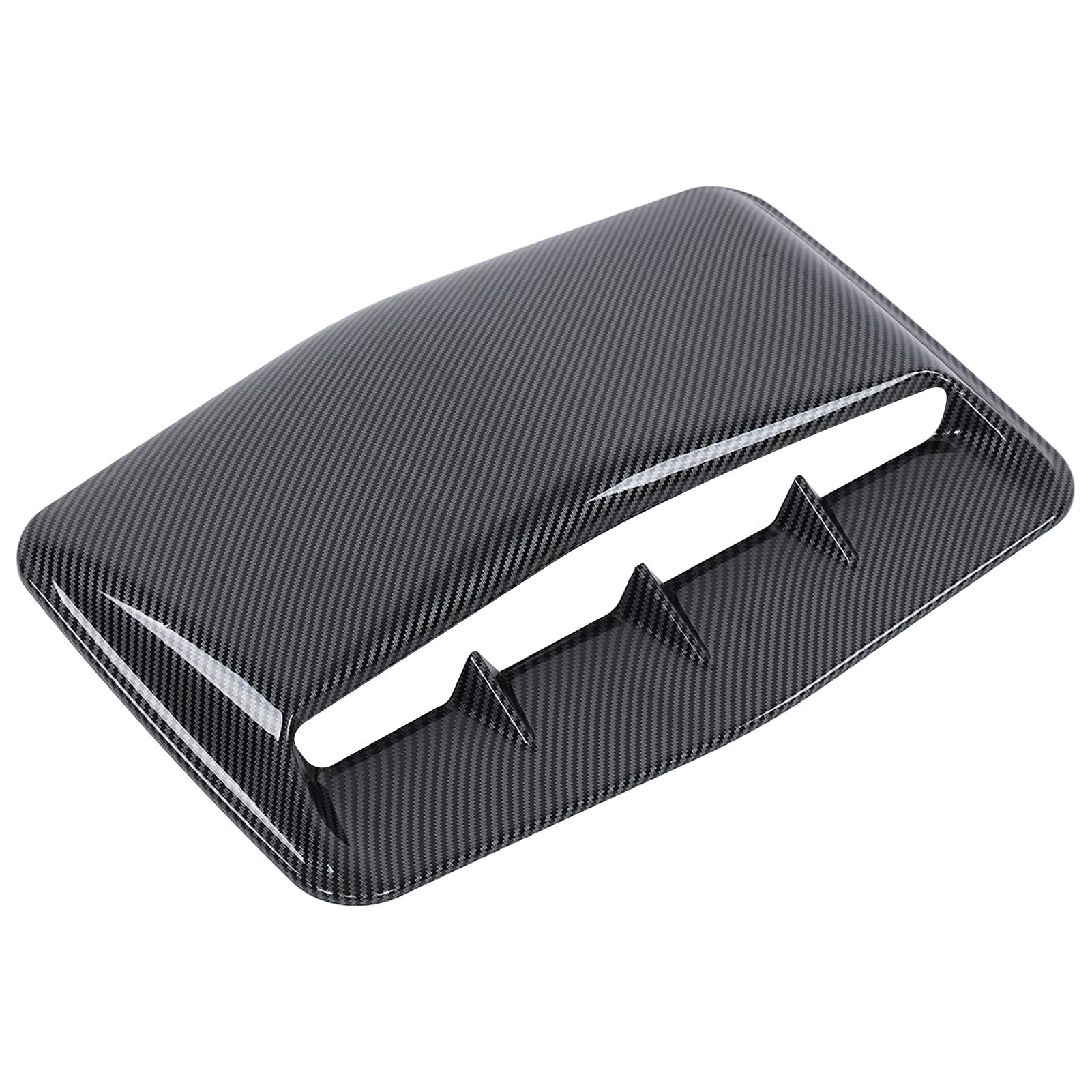 Carbonfiber Hood Glossy Black ABS Car Hood Scoop - Decorative Air Vent