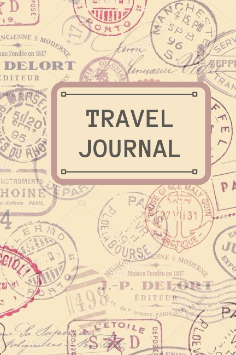 6" X 9" Lined Blank Softcover 120 Pages Notebook | Travel Diary