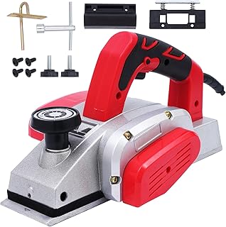 BHTOP Electric Hand Planer, Wood Planer for Woodworking, 3-1/4 Inch Corded Planer with Blades, Edge Guide(8201)