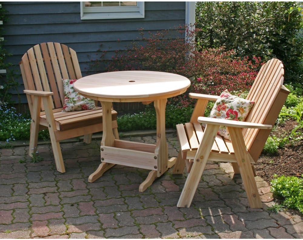 Cedar Fanback Bistro Set