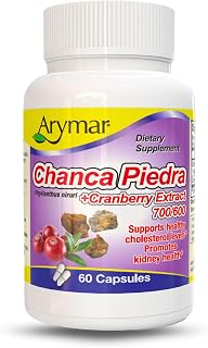 Arymar Chanca Piedra with Cranberry – Herbal Support for Urinary Wellness & Kidney Function (60 Capsules)