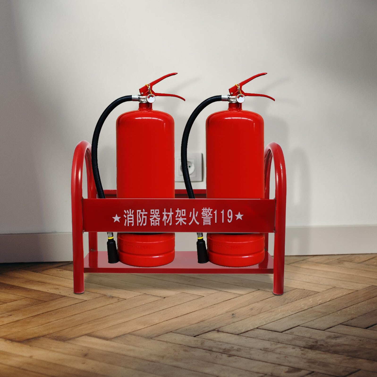 Soporte Metálico para Extintor de Incendios Resistente y Robusto Estante Práctico para Almacenamiento Hogar Oficina y Escuela Diseño Compacto y Fácil Acceso Soporte Antióxido para