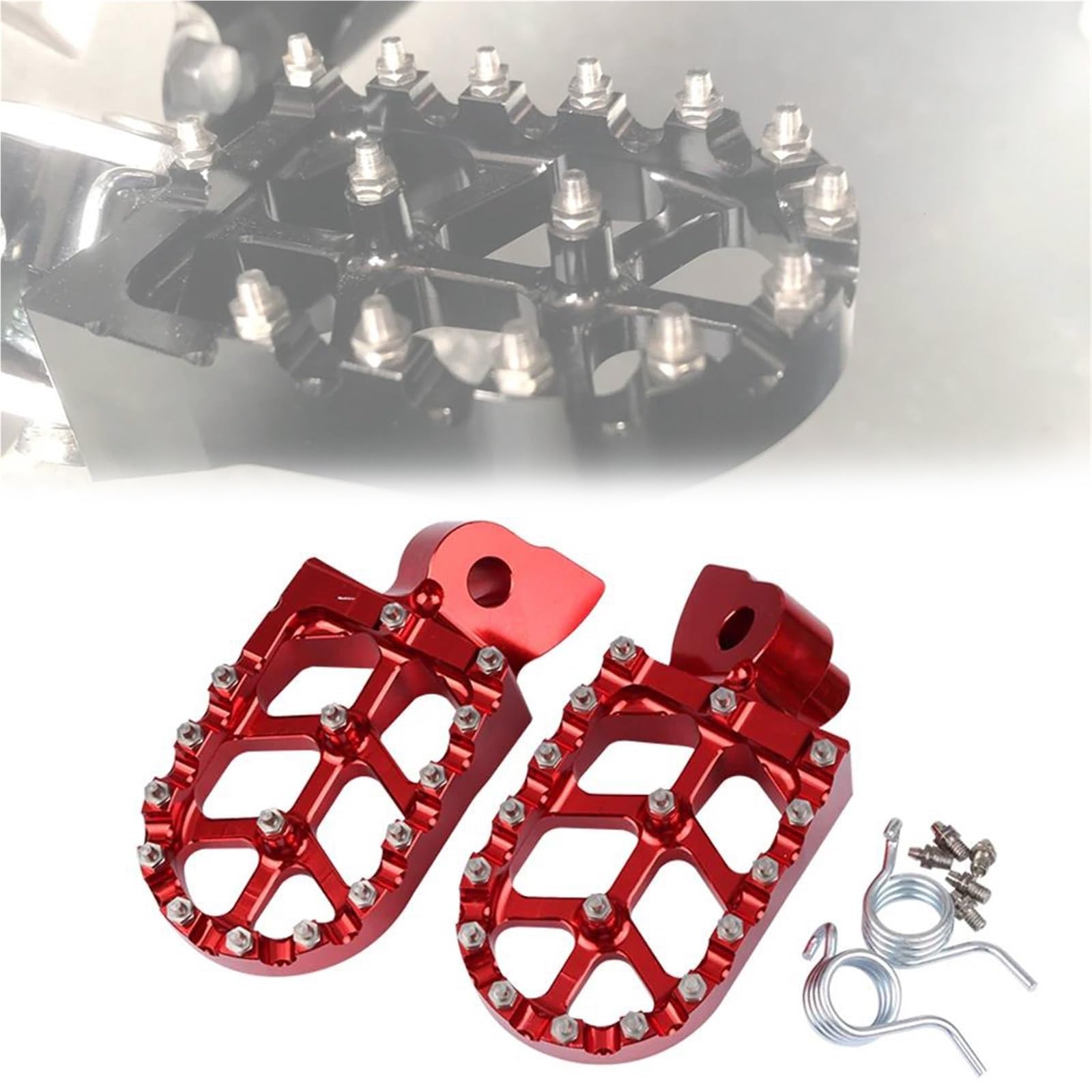 Parte della pedana Poggiapiedi, Pedane Per YAMAHA TENERE 700 RALLY 2019-2023 2022 2021 2020 Accessori Per Ricambi Moto(Red)