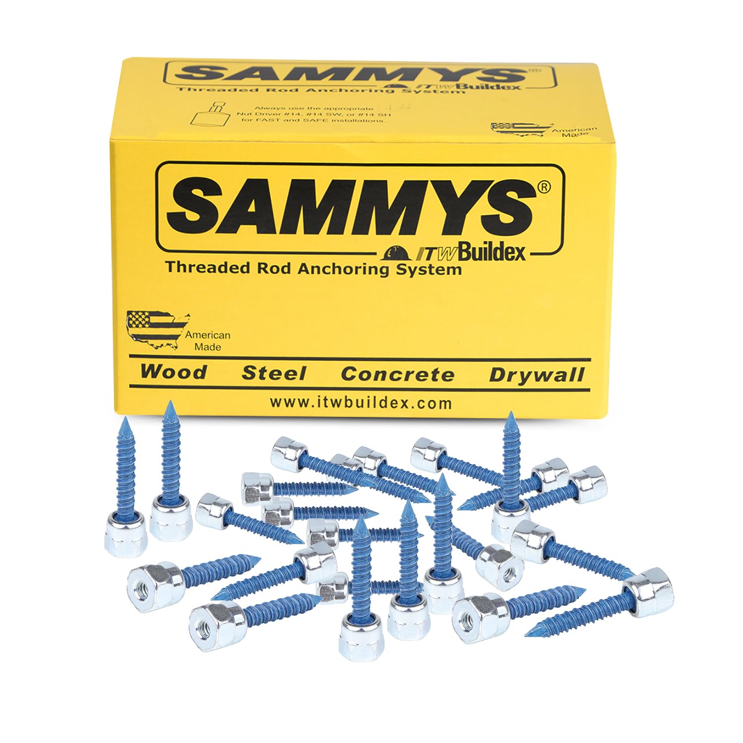 Concrete Screw Anchors - Secure Threaded Rods -1