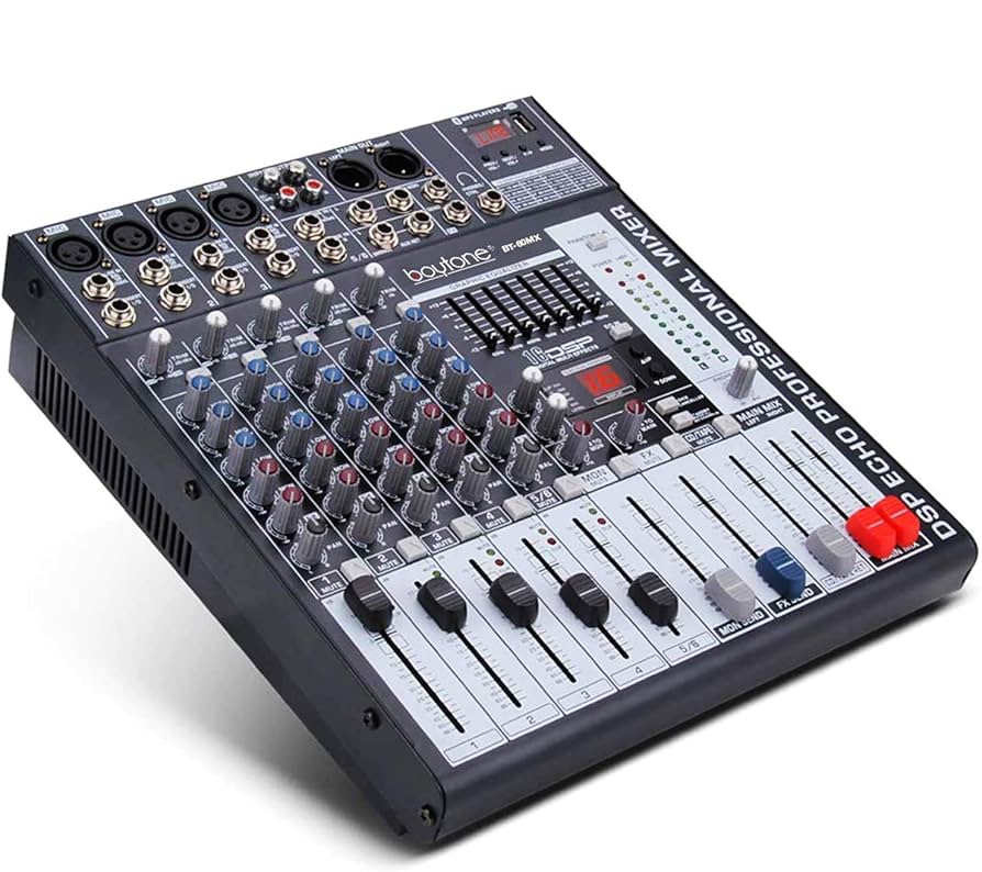 Amazon.com: Boytone BT-60MX, 6 Channel Bluetooth Audio Mixer