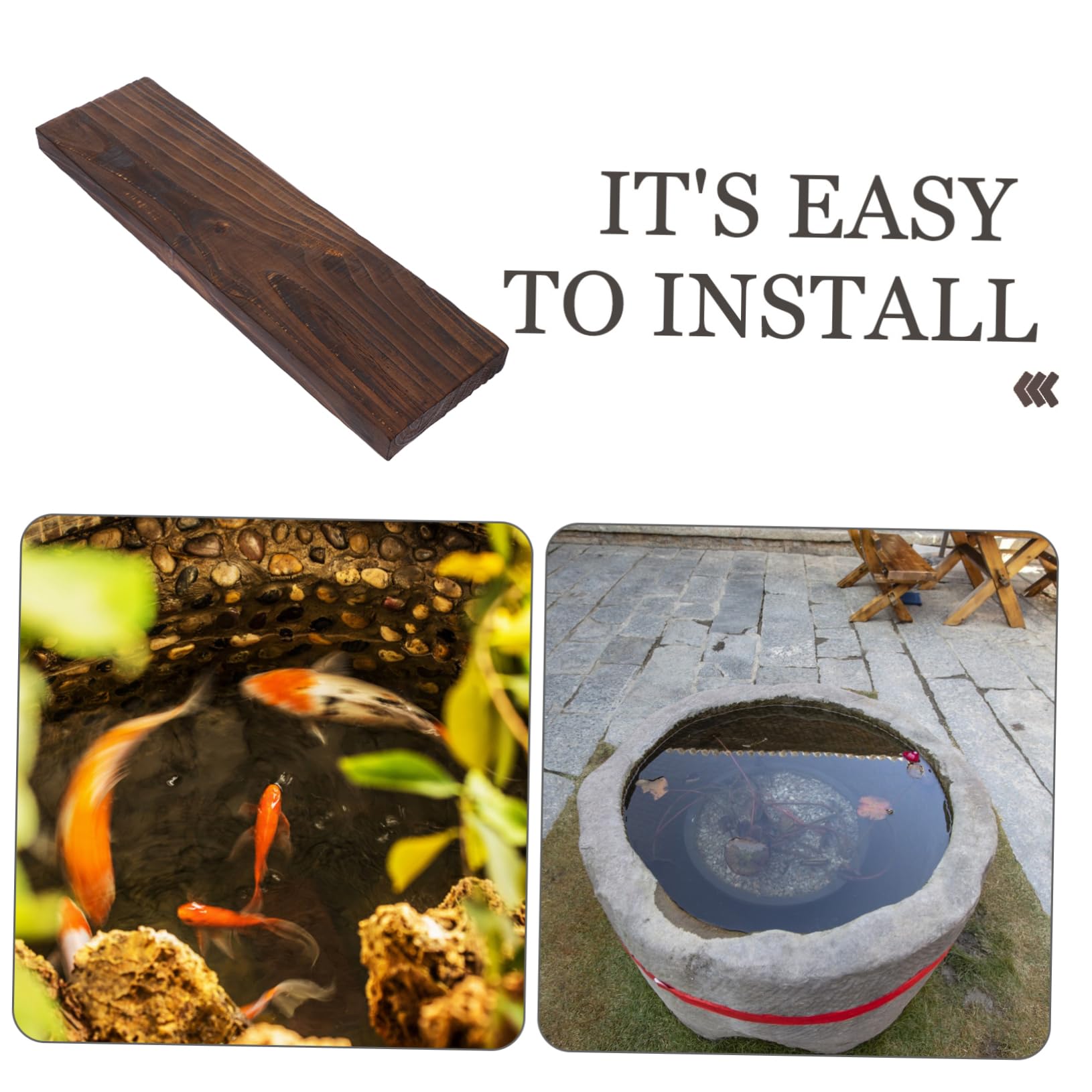 Vaguelly Stunning Fish Tank Wood Board Decor Natural Wood Prop for Aquarium Fish Tank Supply