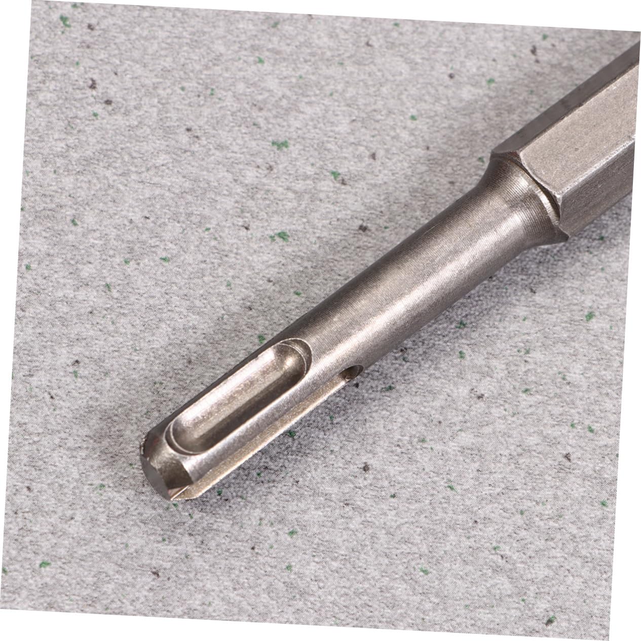 Lot De 2 Burins Plats Élargis Hexagonaux Pour Marteau-perforateur Électrique, Ciseau Plat 14 x 250 x 40 Mm, Acier Traité Peinture, Usage Murs Ciment Brique Pierre