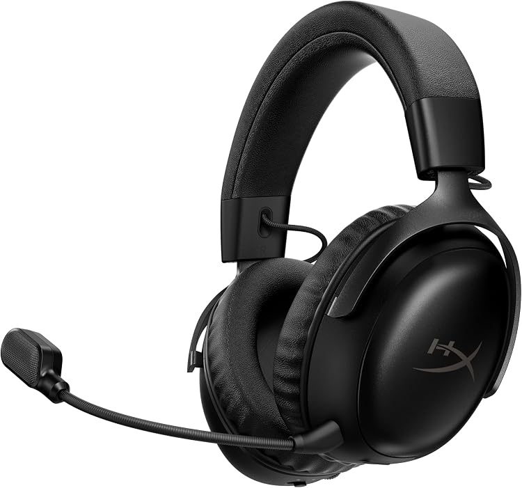 HyperX Cloud III S Wireless Gaming Headset with 120 Hour Battery and DTS Spatial Audio