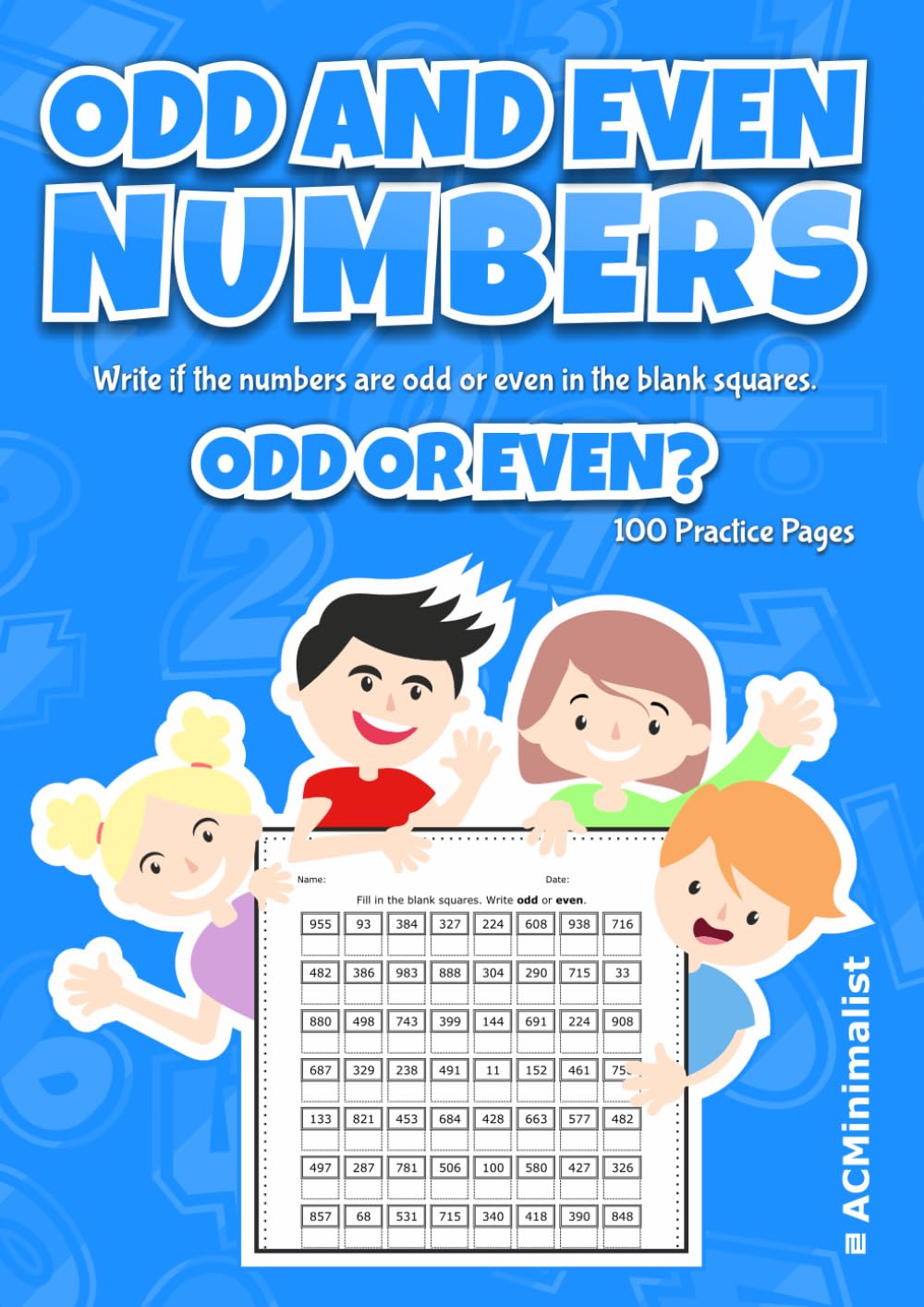 Odd and Even Numbers. Write if the numbers are odd or even in the blank squares. Odd or Even? 100 Practice Pages: Odd and Even Numbers 1-1000. ... 100 Pages of Odd and Even Number Worksheets