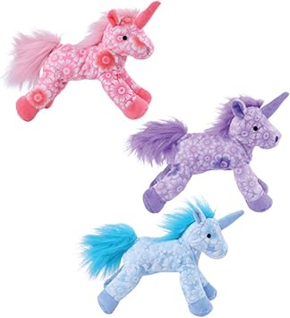 Grriggles Fancy Filly Pet Squeaker Toy, Blue